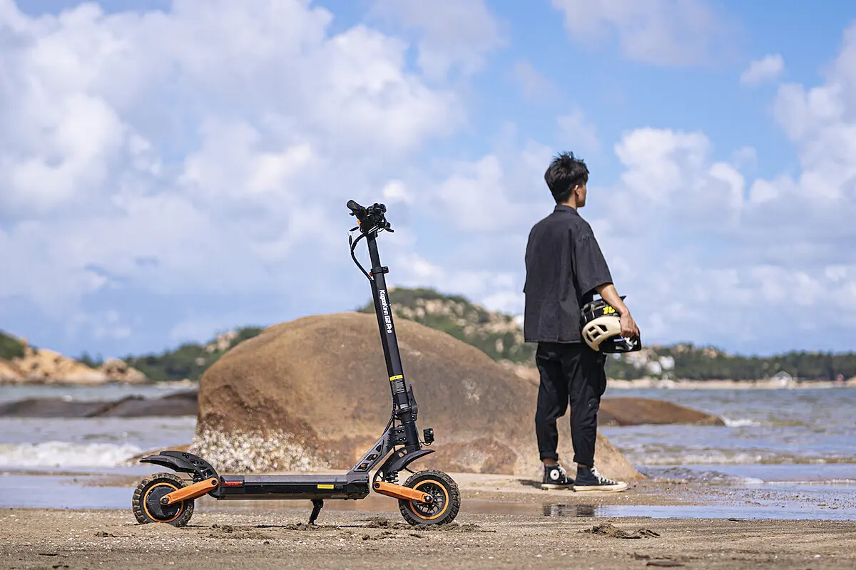 Ultrasonic testing of electric scooters