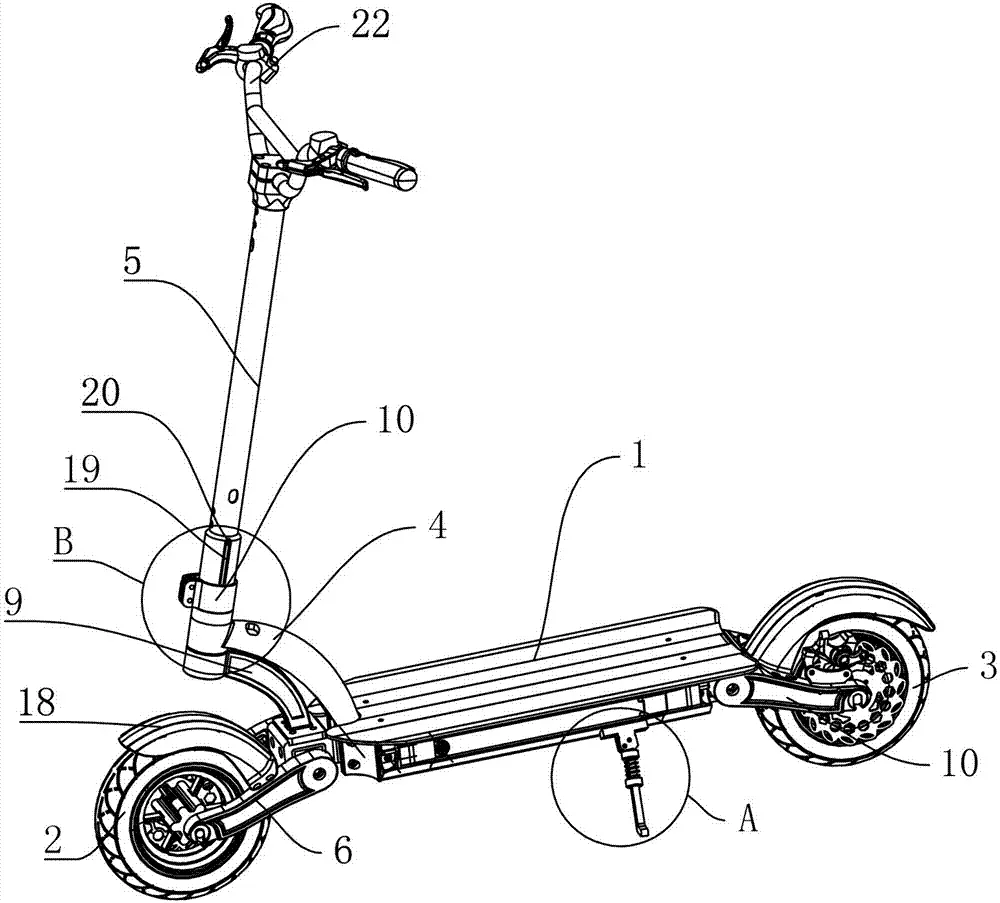 How does the battery management system of an electric scooter work specifically?